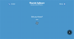Desktop Screenshot of flourishsoft.com
